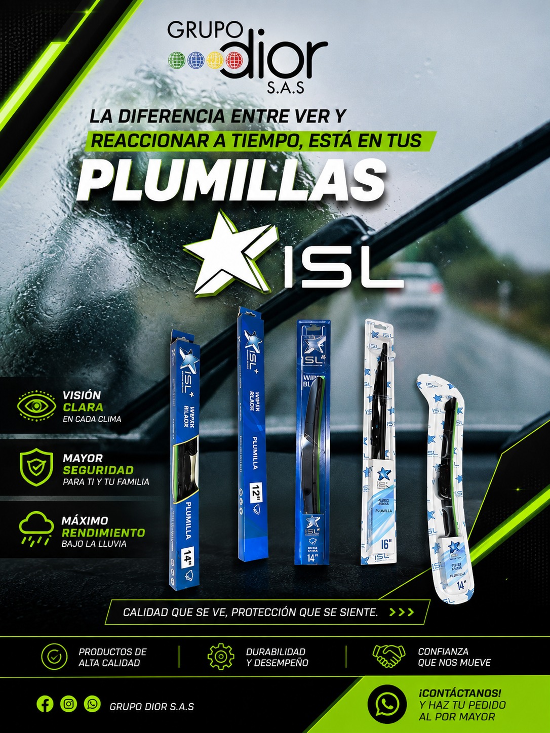 Producto ISL — plumillas