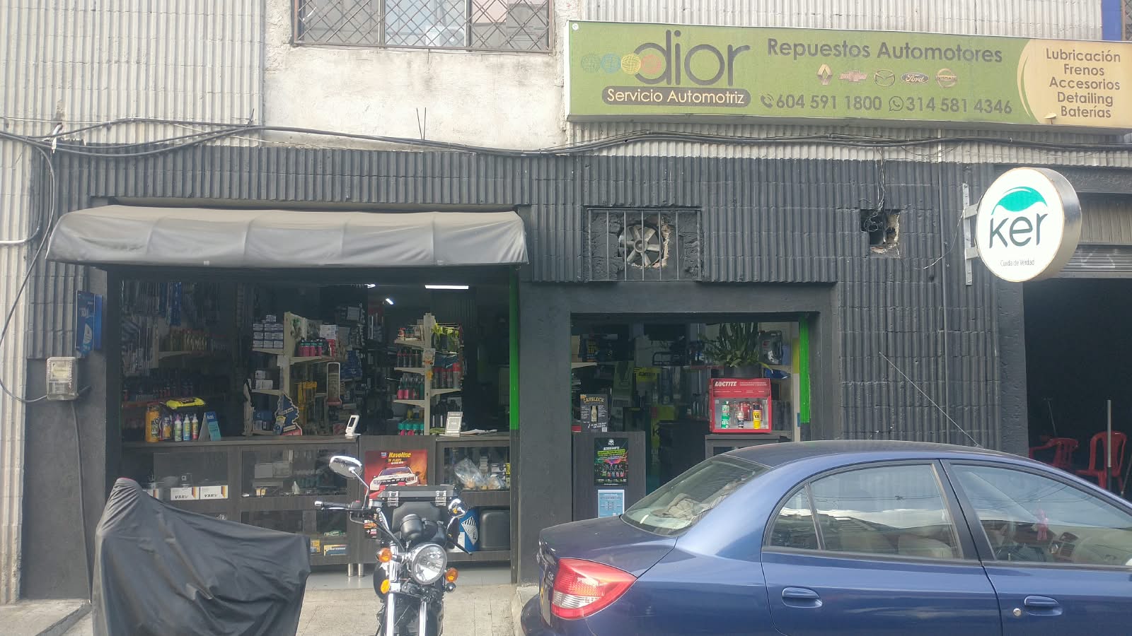 Fachada de Autopartes Dior Barrio Colombia